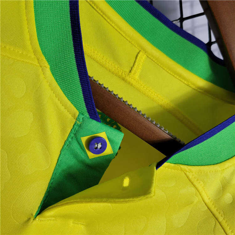 BRAZIL WORLD CUP 2022 HOME LONG SLEEVE SHIRT - World Cup Collection