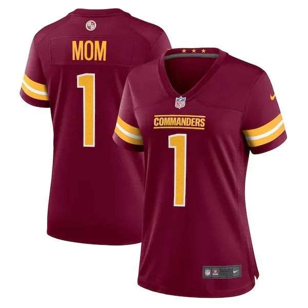 None Game Football Jersey - Burgundy M | team jersey | NFL Football