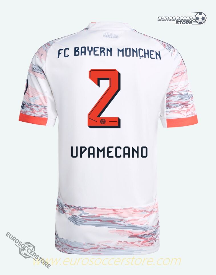 Away Jersey 25-26 Version 2 of Bayern Munich's Upamecano
