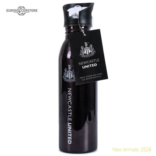 Newcastle United Fc Uv Metallic Drinks Bottle - Fantastic Value