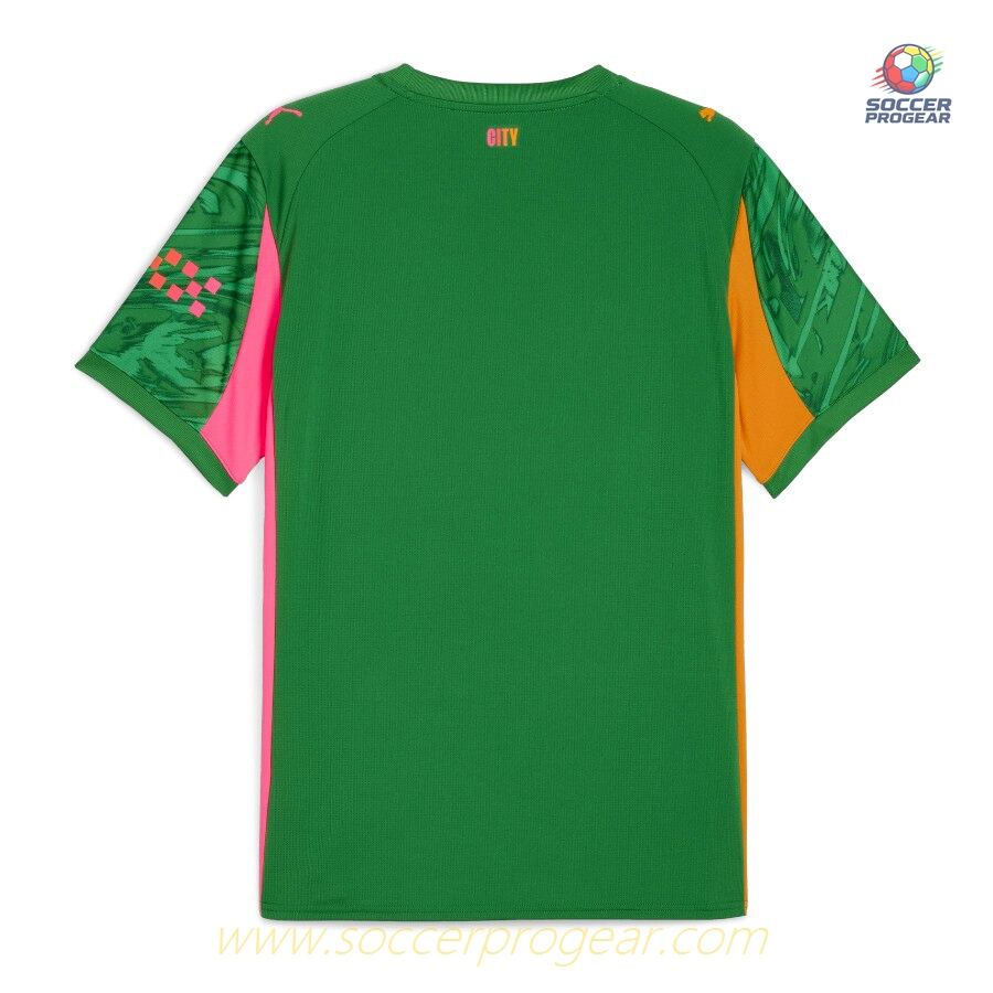 Manchester City Home Shirt 2025/26 Collection Green Goalkeeper