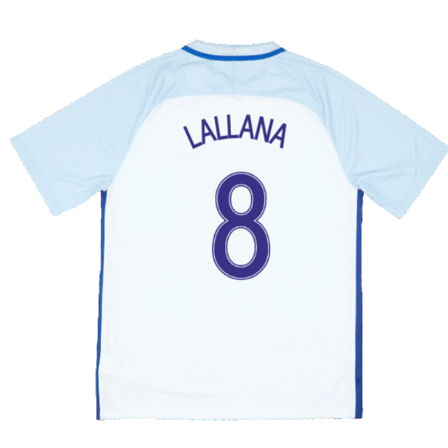 Lallana 8 2016-2017 England Football Team Home Strip