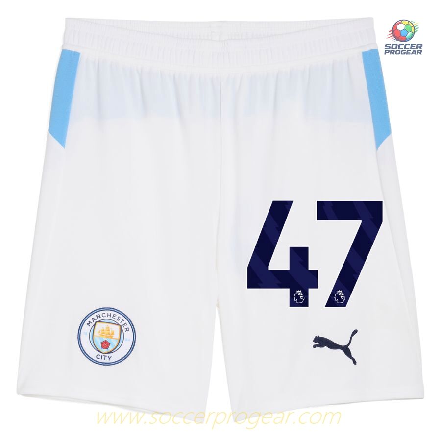 Manchester City Home Child Kit Shirt 2025-26 Edition Foden
