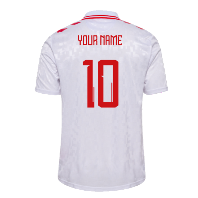 Top Denmark 2024-2025 Away Shirt - Moisture-management Athletic