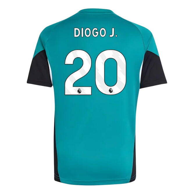 2025-2026 Liverpool EU Training Jersey (Green) - Kids (Diogo J. 20)