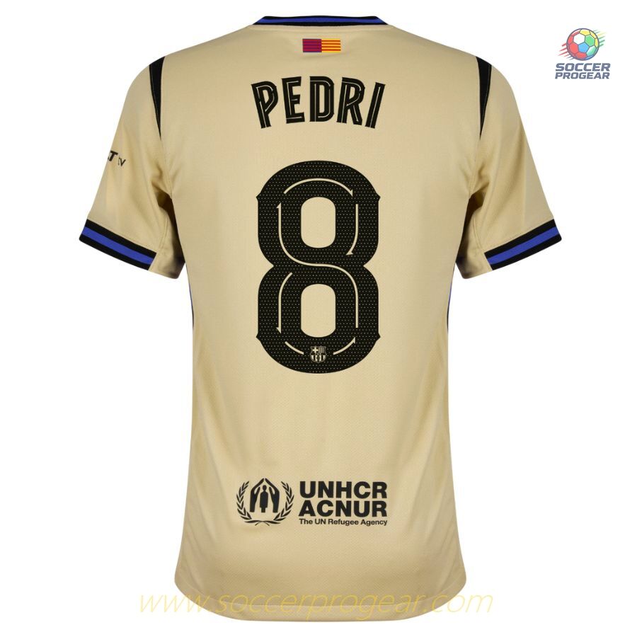 Barca Away Kids Edition Jersey Set Team Jersey 2025-26 Edition Pedri