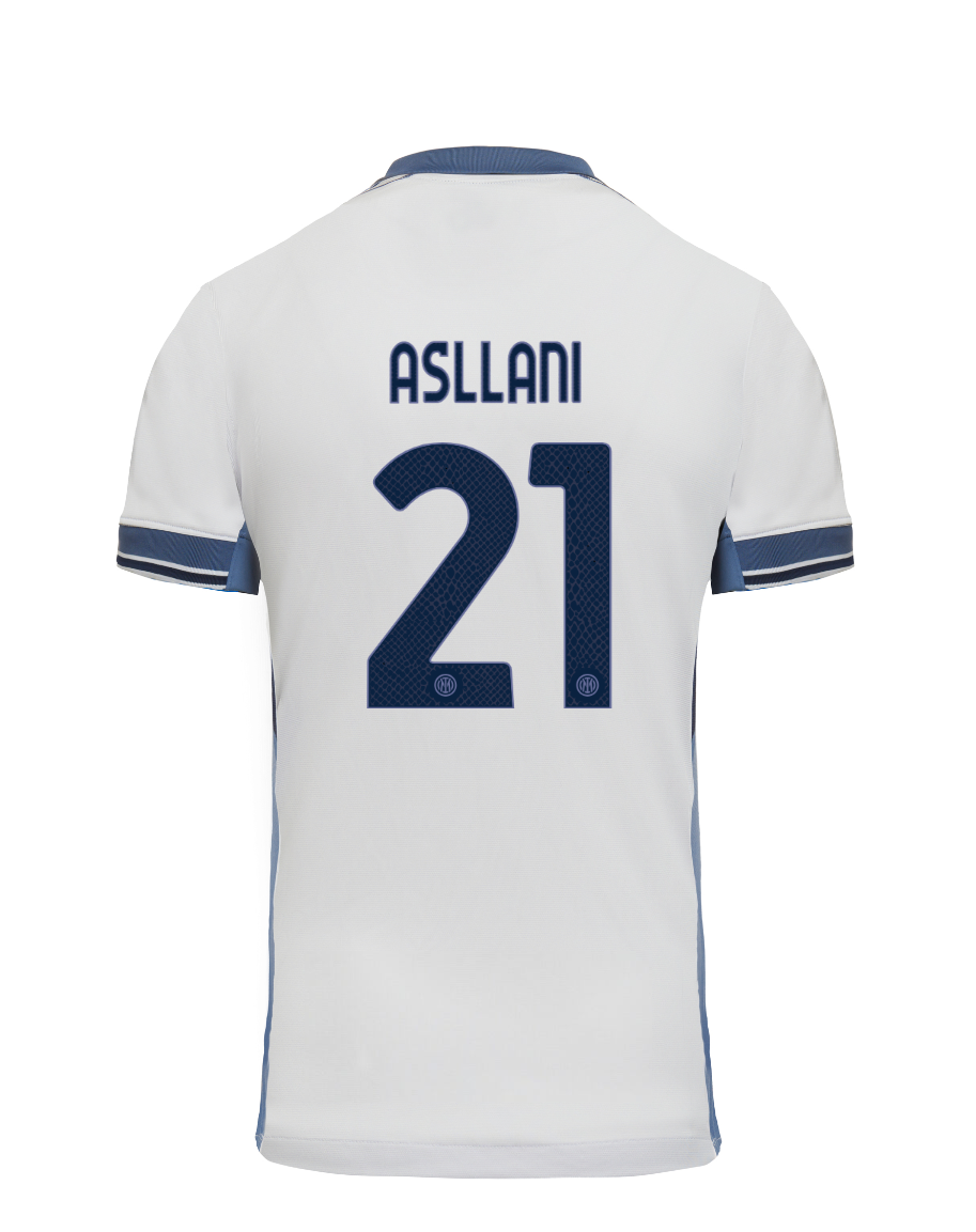 Inter Milan 24-25 Season Away Jersey with ASLLANI 21 Printing