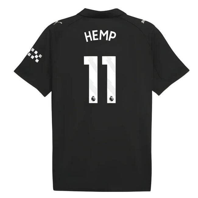 Pro Series Football Man City Away Shirt Hemp #11 2024-2025 Season ...