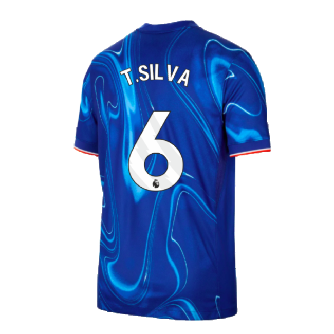 Genuine 2024-2025 Chelsea EPL Home Jersey (Silva 6)