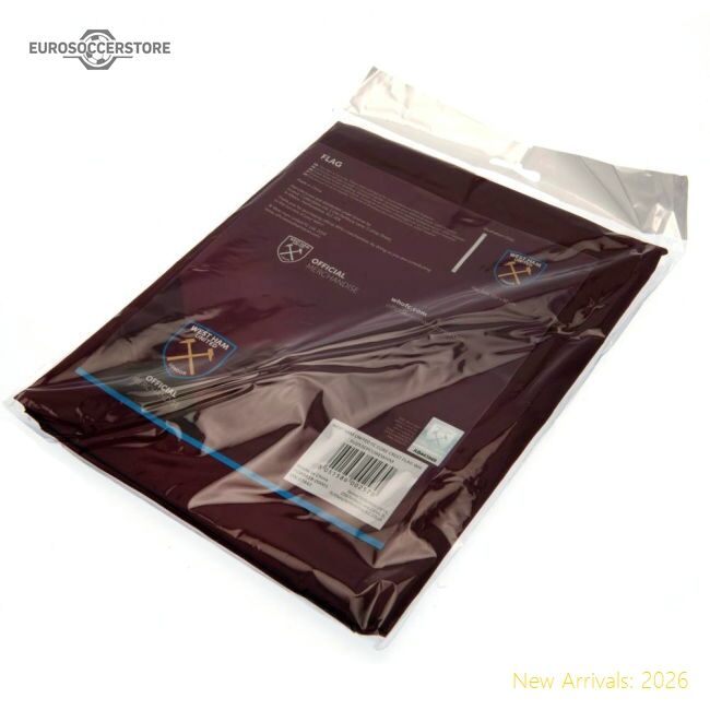 West Ham United Fc Core Crest Flag - Budget-friendly - Collectors Item