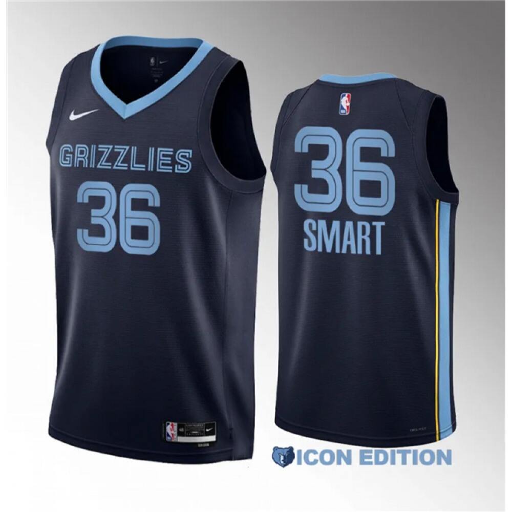 Performance Classic Men's Grizzlies #36 Marcus None Basketball Jersey