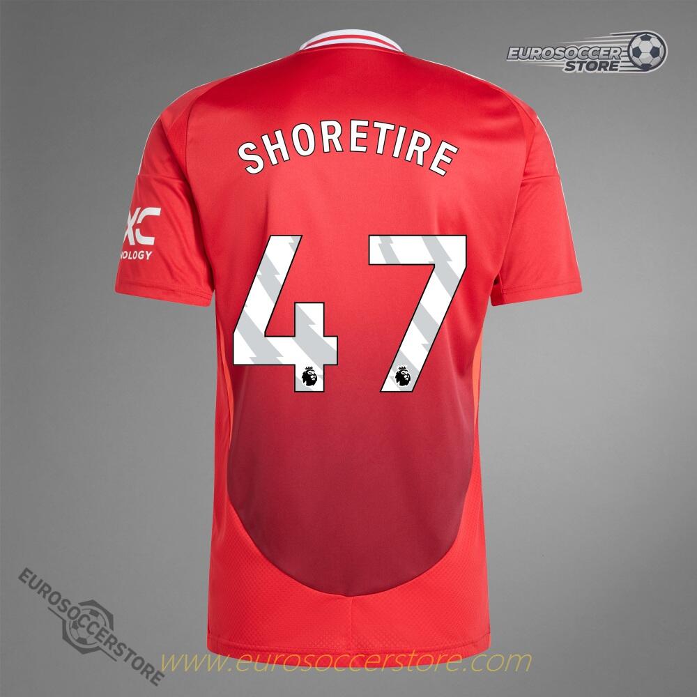 Manchester United SHORETIRE 47 Home Jersey for the 24-25 season