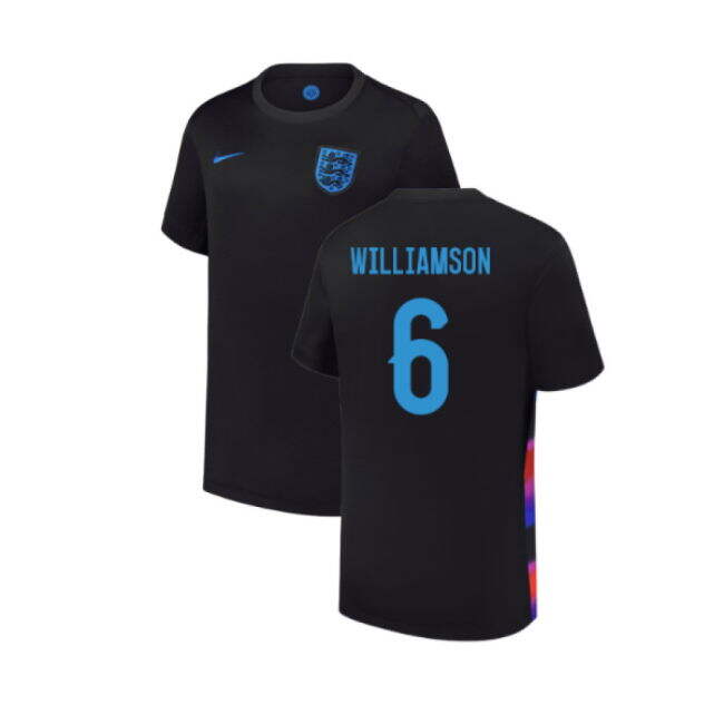 Kids England National Team Sleek Away Game Jersey (WILLIAMSON 6)