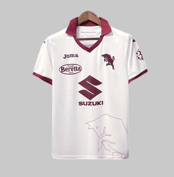Torino 2223 Away White Soccer Jersey Football Shirt - Official