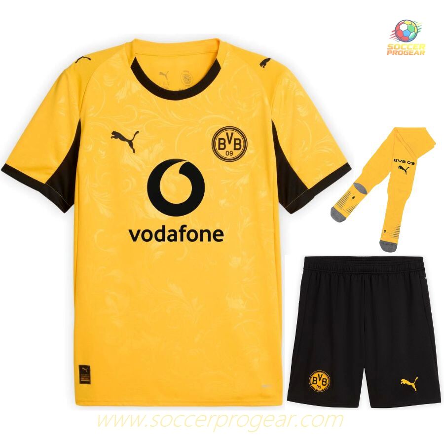 Football Jersey Soccer Uniform Youth Dortmund 2025/26 Collection Coupe