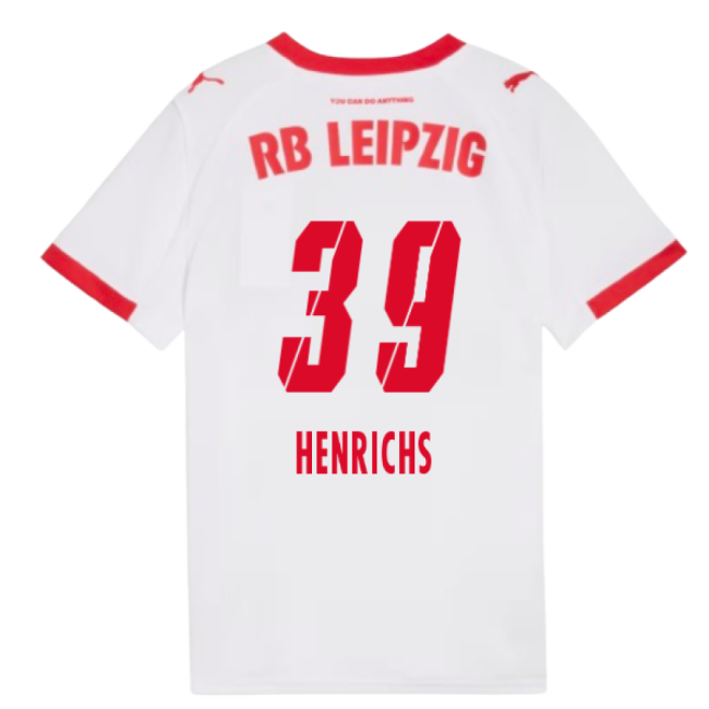 2025-2026 Red Bull Leipzig Home Shirt (kids) (henrichs 39)