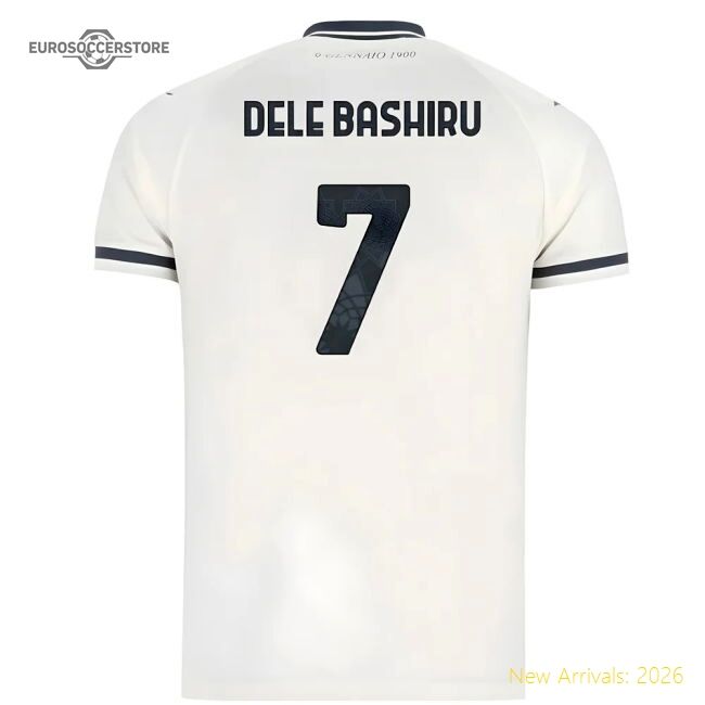 Luxury 2025-2026 Biancocelesti Away Shirt - Kids (dele Bashiru 7)