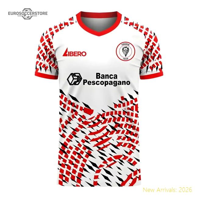 Outstanding Foggia 2025-2026 Away Concept Football Kit (libero)