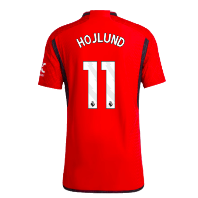 Man Utd Soccer Club Contemporary Home Game Jersey (Hojlund 11)