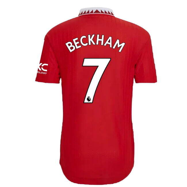 2022-2023 Man Utd Authentic Home Shirt (BECKHAM 7) (Match Day)