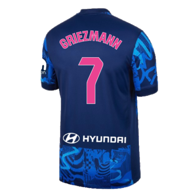 2024-2025 Atletico Madrid Third Shirt (Griezmann 7) - Stadium Quali...