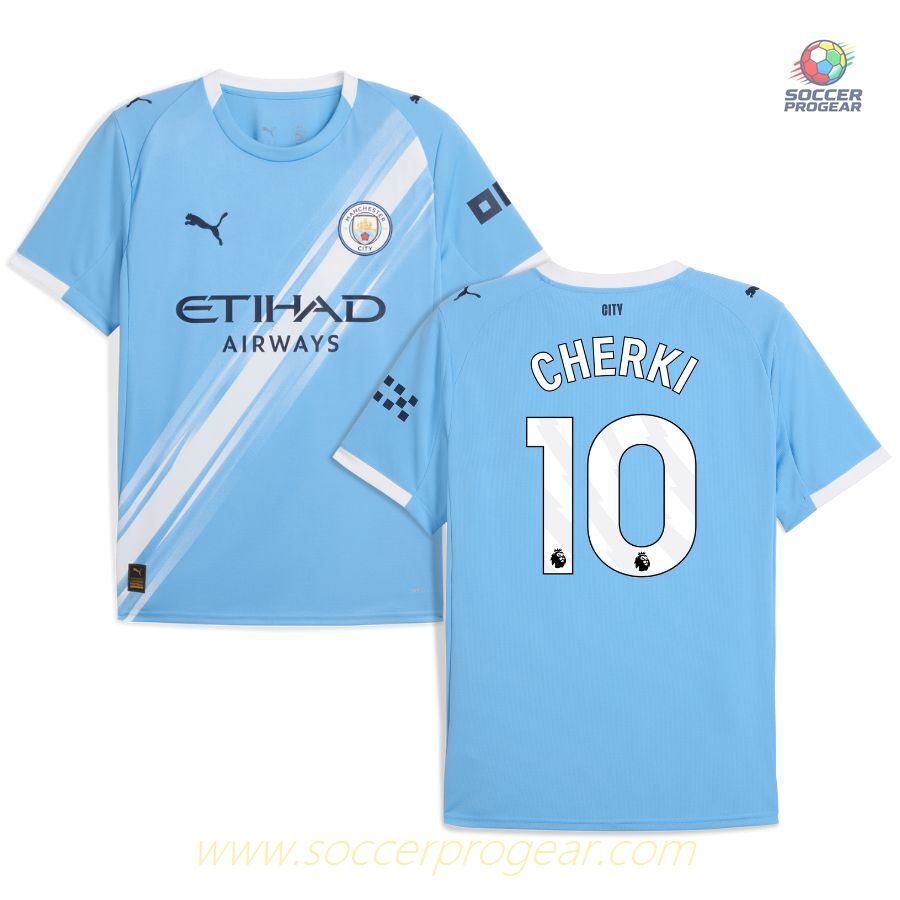 Manchester City Home Shirt 2025-26 Edition Cherki