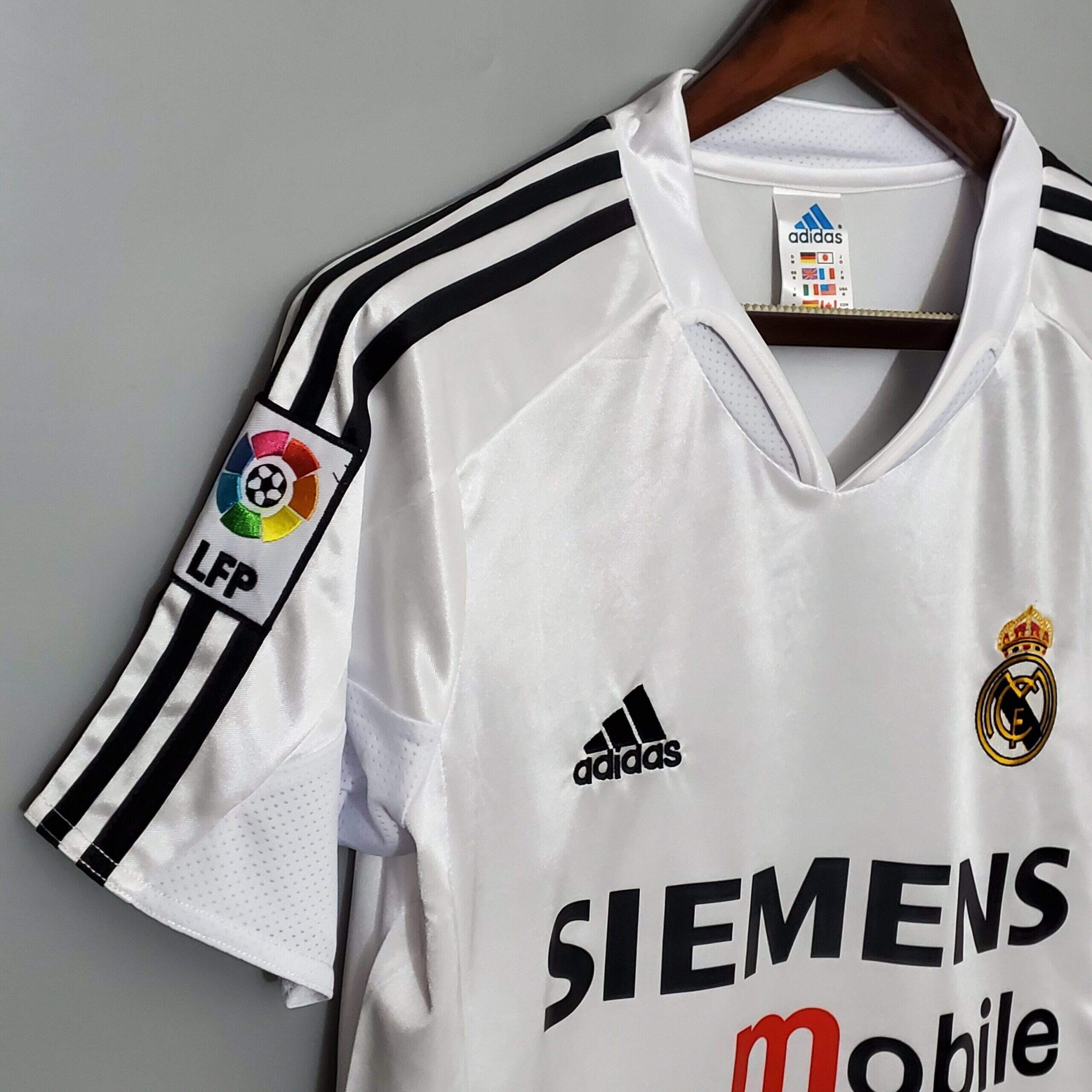 2004-2005 Real Madrid Home retro kit