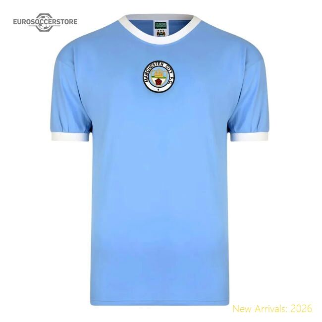 Authentic Manchester City 1972 Retro Football Shirt - Premium Quality