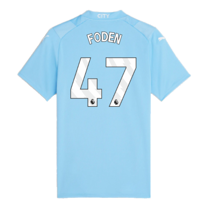 2023-20 Man City Authentic Home Soccer Jersey FODEN 47 L M S