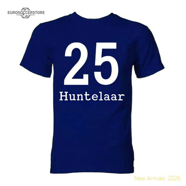 Top-grade Klaas Jan Huntelaar Schalke Hero Supporter Tee (blue)