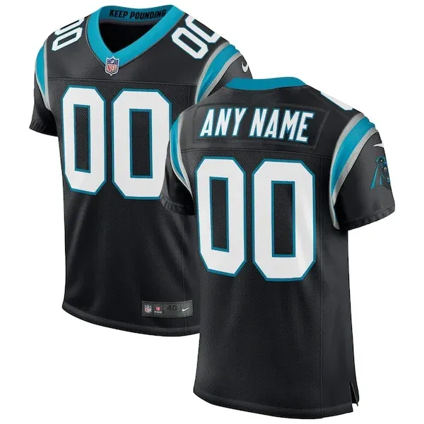 None Carolina Panthers Elite Jersey - Black | NFL Player Jersey