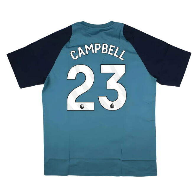 2025-2026 Arsenal Training Tee (Blanch Blue) (Campbell 23) (Collect...