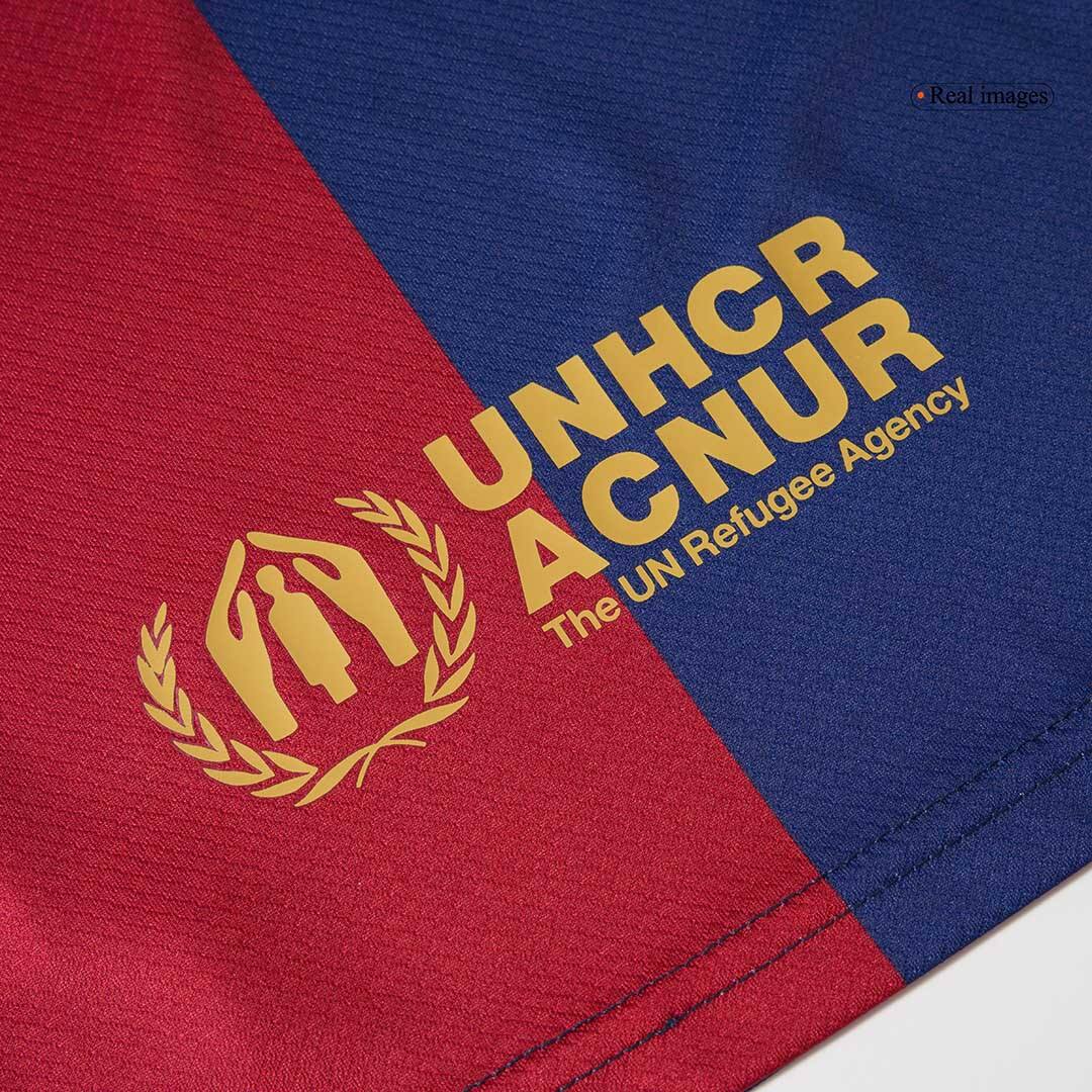 Kid's Barcelona Home Soccer Jersey Kit(Jersey+Shorts) 2024/25 - COLDPL