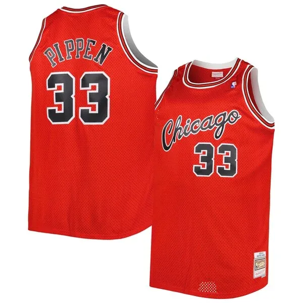 Scottie Pippen CHI Swingman Jersey - retro superior - Red training
