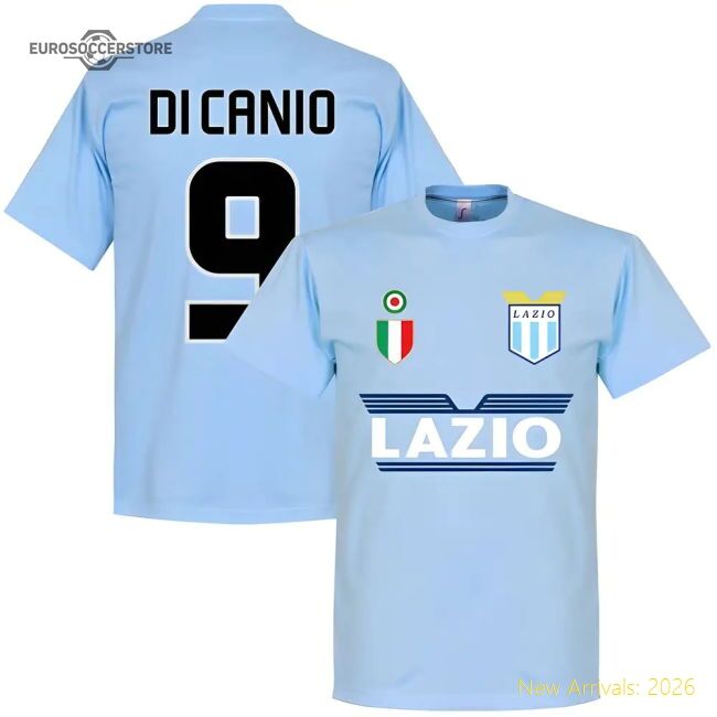 First-class Ss Lazio Di Canio 9 Team Tee - Sky - Great Value