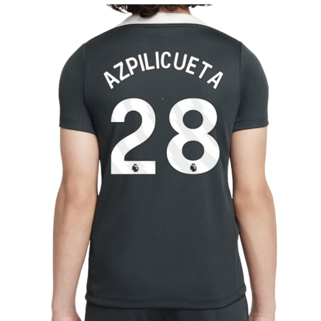 2025-2026 Chelsea Strike Training Shirt (Green) - Kids (Azpilicueta 28)