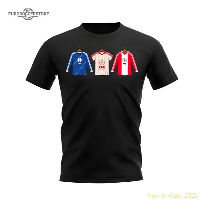 Professional-Grade Leverkusen 1984-1985 Retro Shirt T-Shirt (Black)