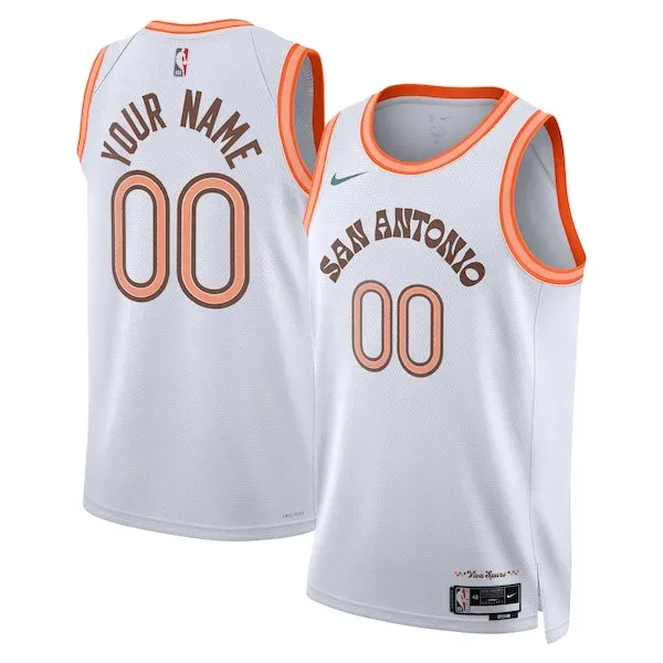 San Antonio SAS Swingman Jersey - fashionable Basketball - White