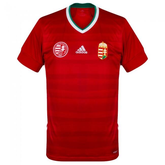 Hungary Euro 2020 Home Red Soccer Jersey Football Shirt - Official