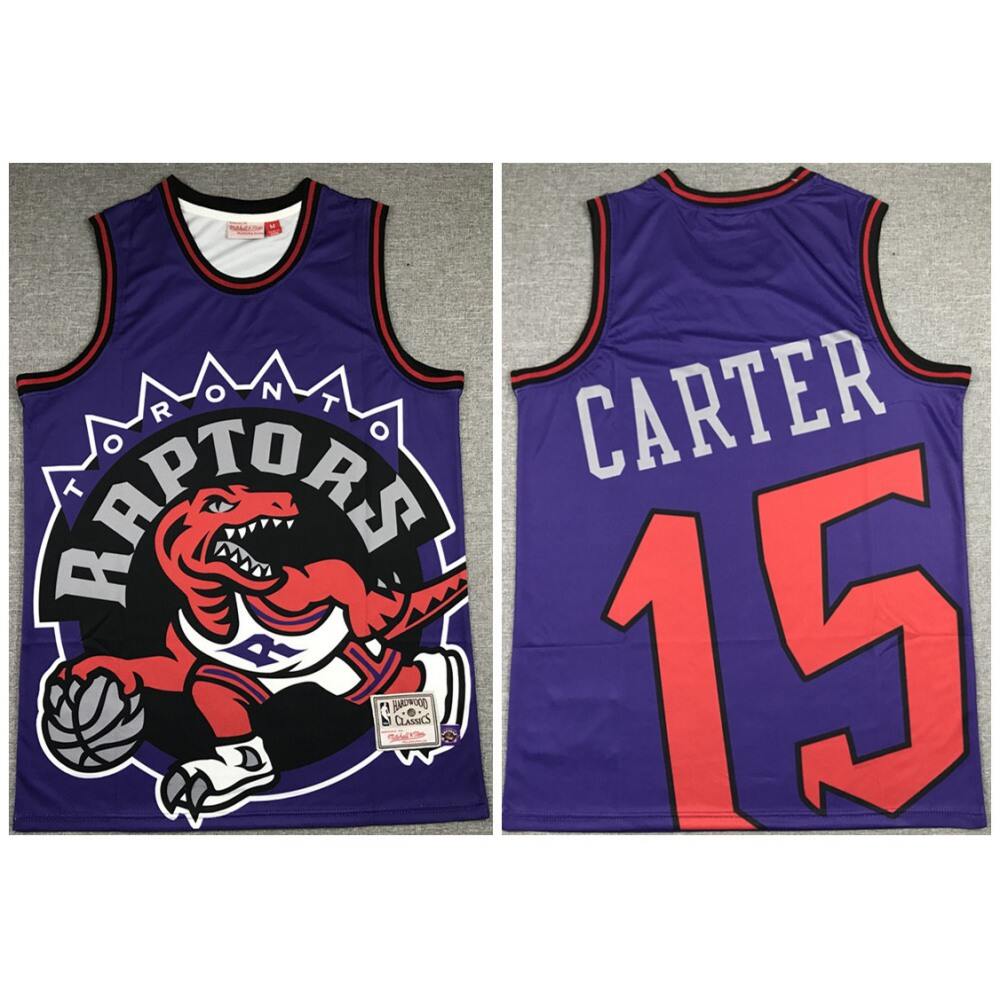 Professional Grade Men's Raptors #15 Vince Purple Basketball Jersey