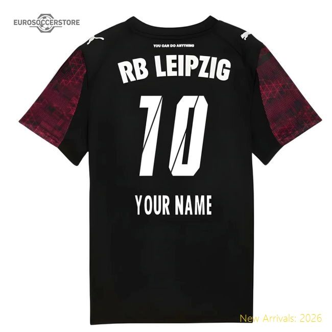 High-quality 2025-2026 Red Bull Leipzig Third Shirt (kids) (your Name)