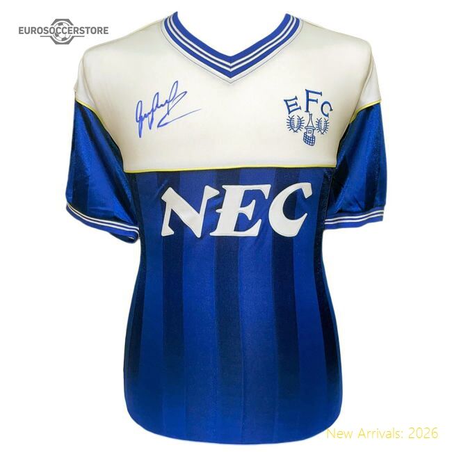Official Everton Fc 1986 Lineker Signed Shirt - Premium Quality