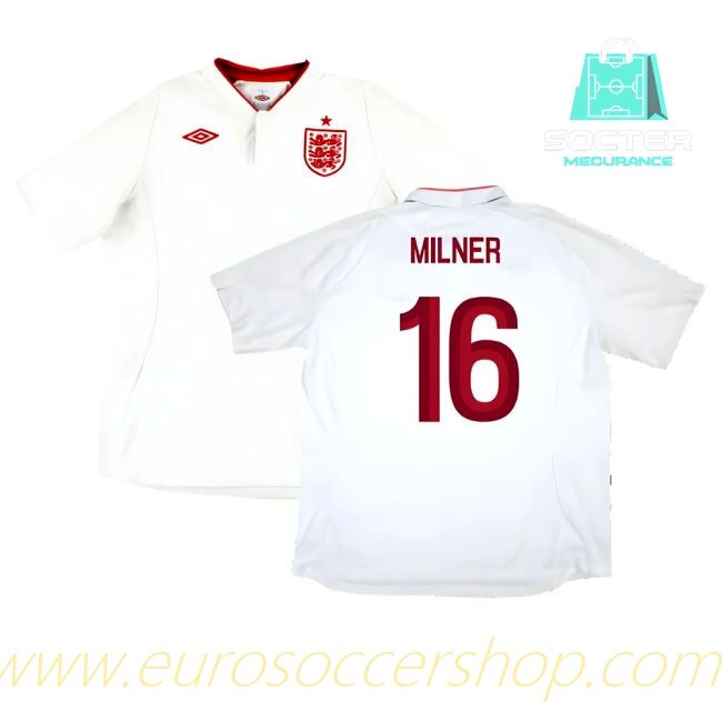 England Home Shirt Authentic (Milner 16)