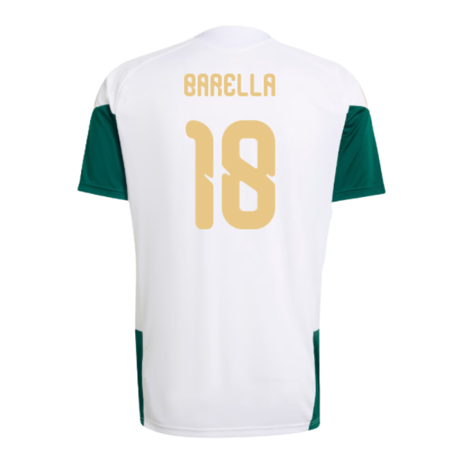 Barella 18 Italy International Team Sleek Training Game Jersey