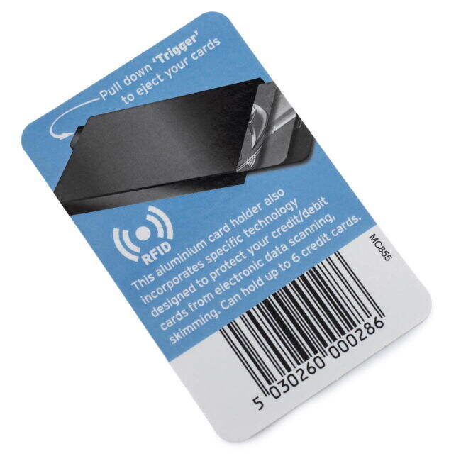 Men's Manchester City FC rfid Aluminium Card Case
