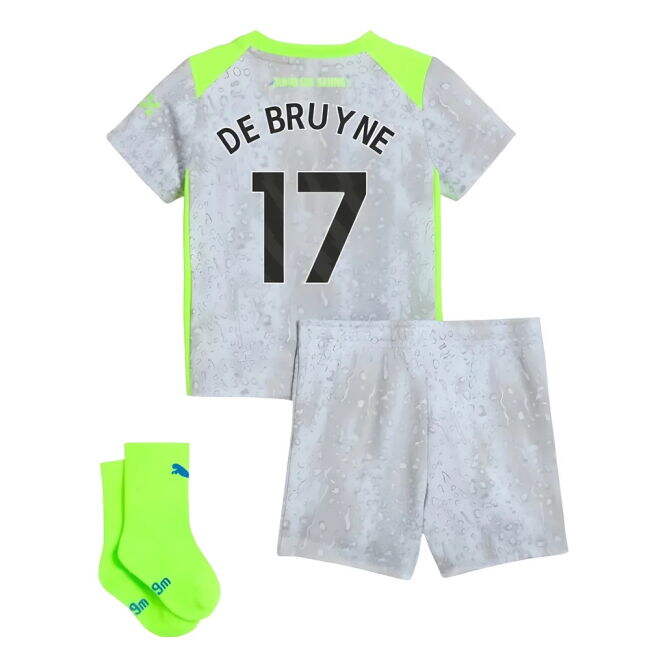 Man City Verified 2025-2026 Man City Third Baby Kit (De Bruyne 17)