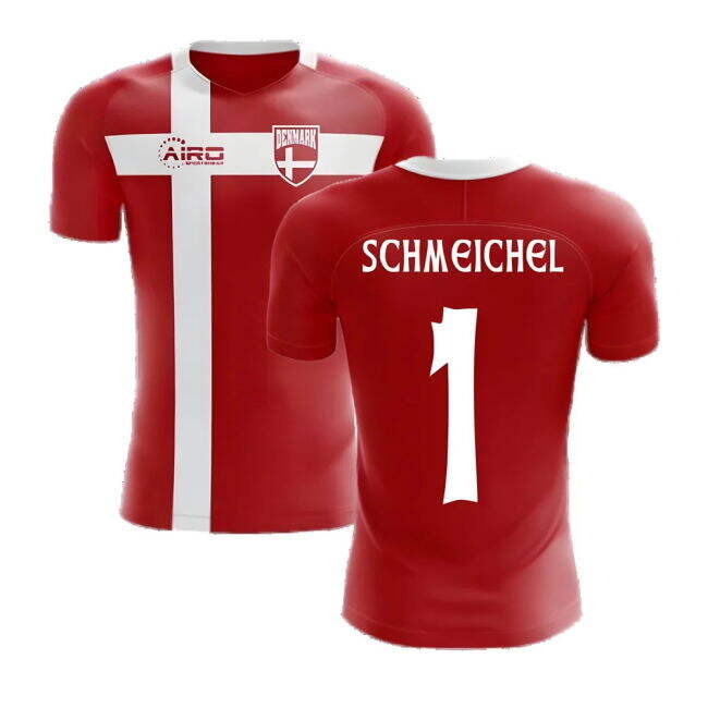 2025-2026 Denmark Flag Concept Football Shirt (Schmeichel 1) - Kids