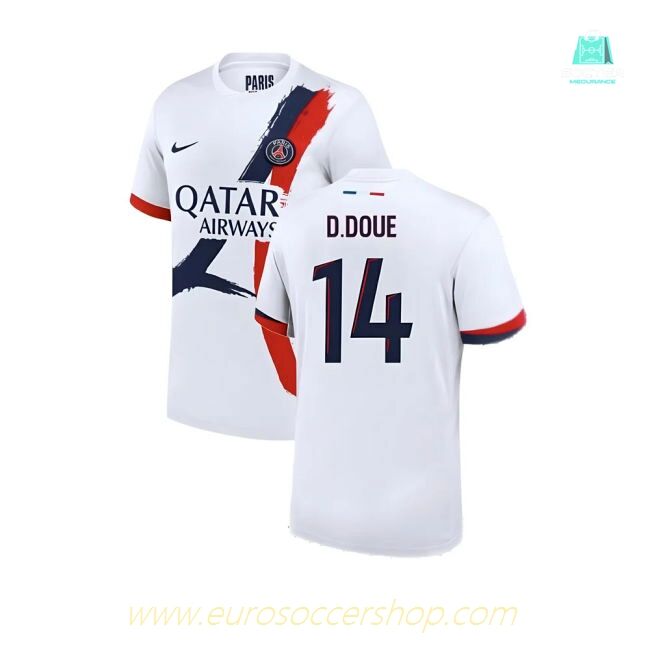 2024-2025 PSG Away Shirt (D.Doue 14)