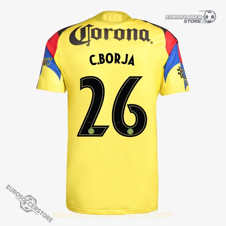 Club América 25-26 Home Jersey C.BORJA 26 (Player Version)