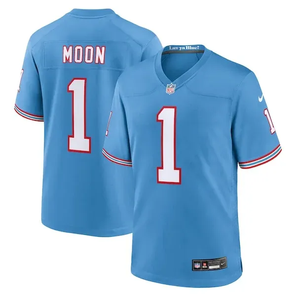 None Warren Moon Game Jersey - Blue | NFL Player Jersey | NFL Football